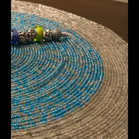 7” Sterling Pandora ﻿Bracelet-17 charms & 1 spacer - Picture 8 of 8